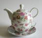 Mobile Preview: Teekannen-Set Tea for one Rosenmotiv