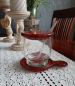 Mobile Preview: Vintage Marmeladenglas Marmeladendose mit Deckel