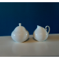 Mobile Preview: Rosenthal Romanze Weiß kleines Milch & Zucker Set