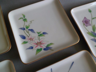 Koransha porcelain Plate Sushi Schalen