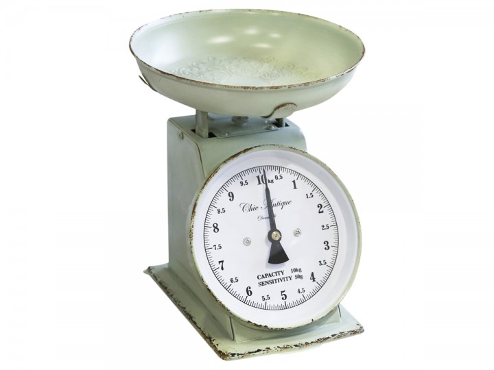 Chic Antique Französische Küchenwaage Antik Mint |Nice Deko