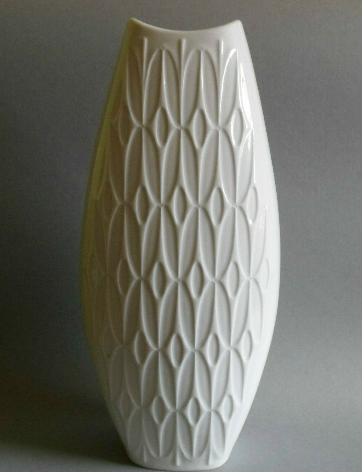 Weiße Vase Alka Kunst Alboth & Kaiser Bavaria Nice Deko