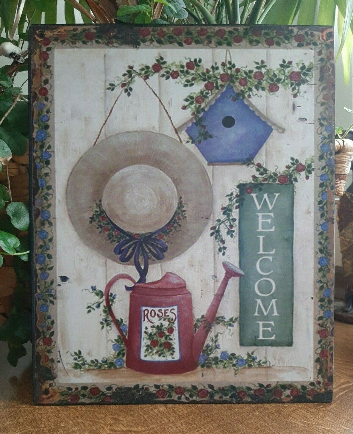 Blechschild WELCOME - Nostalgie im Vintage Look |Nice Deko