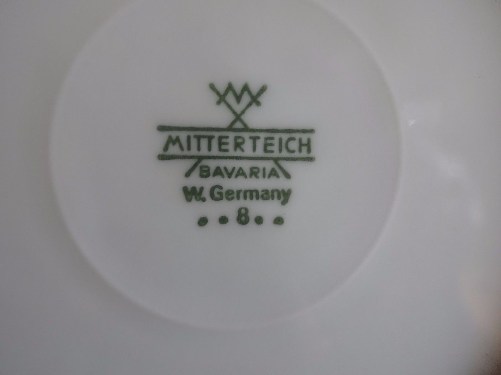 Suppenteller Mitterteich Form 2000 Goldrand |Nice Deko
