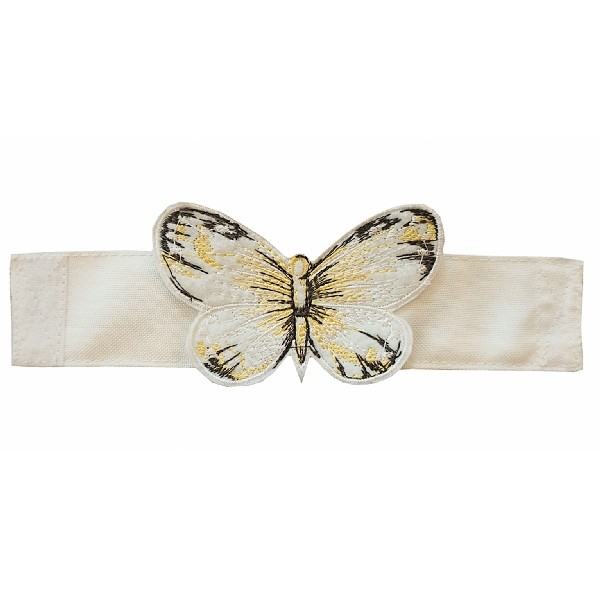 Serviettenring Schmetterling "ecru" im 6er Pack