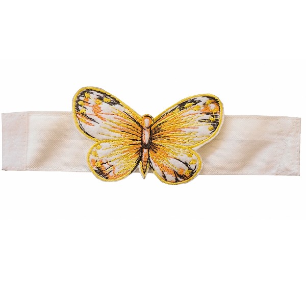 Serviettenring Schmetterling "gelb" im 6er Pack