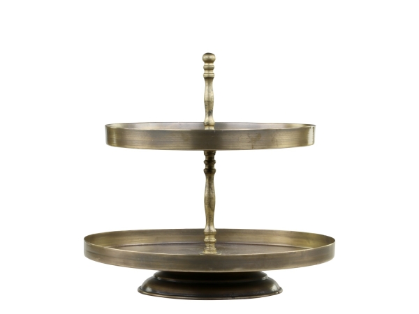 Chic Antique Deko Etagere mit 2 Tabletts Chic Antique Deko Etagere mit 2 Tabletts