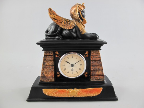 Uhr Tischuhr Kaminuhr mit ägyptischer Sphinx