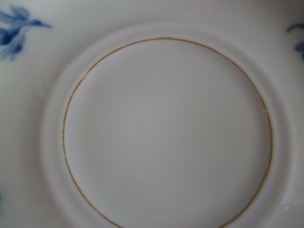 Mayer Wiesau Porzellan Kaffeegedeck blaue Rosen | 3teilig